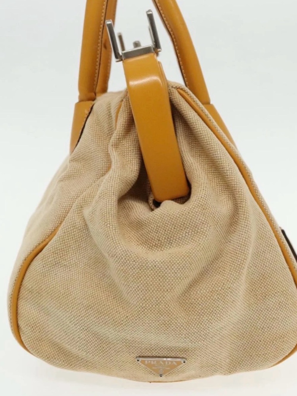 Prada Canvas Madras Cerniera Doctor Bag - Picture 4 of 15